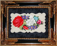A Little Guide to Needleturn Applique framed Calling Card