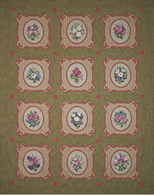 Petite Ribbonry quilt by Jeni Buechel