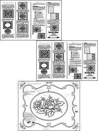 Romancing Redwork Pattern Pages